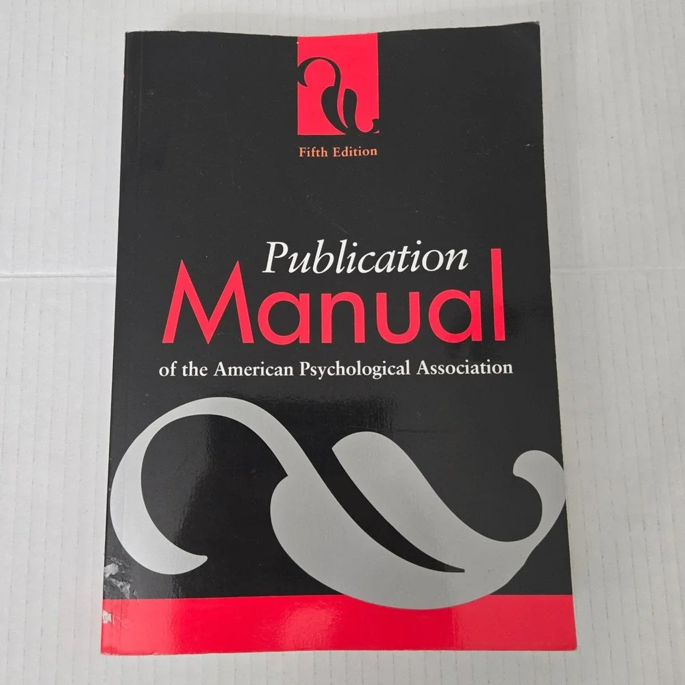 Vintage APA Publication Manual 5th Edition American Psychological Assoc USA Made